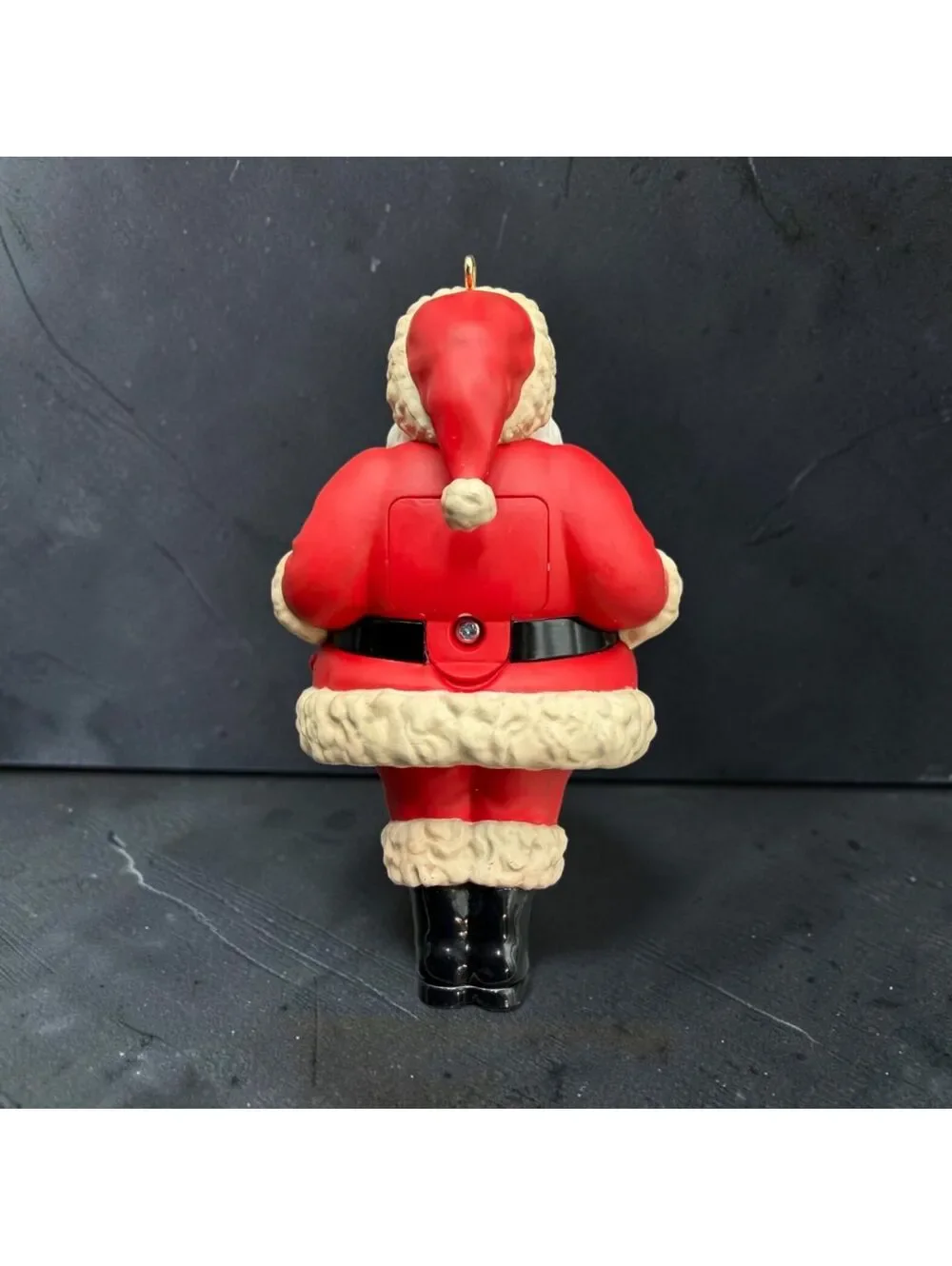 Vintage Santa Claus North Pole Electronic Christmas (NEEDS New Battery) 4.5”